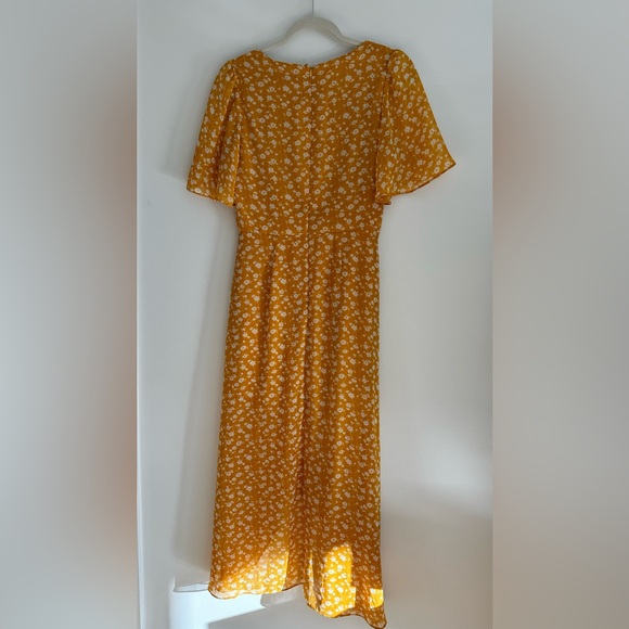 Lulus yellow floral dress - Picture 5 of 5